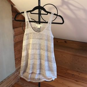 Anthropologie Beige Knit Tank Top, EUC, S
